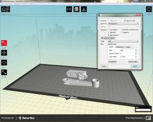 Makerware - die Softweare zur Vorbereitung des 3D-Drucks