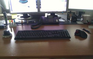 Endlich komplett kabellos - so liebe ich meinen Schreibtisch :-)