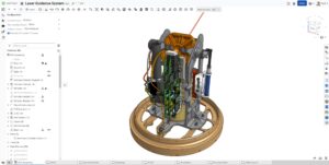 Laserzielsystem in Onshape